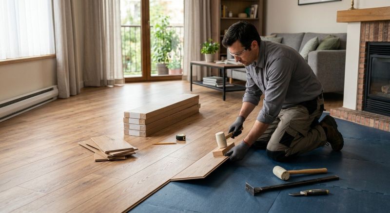 Laminate Floor Replacement in Fredericksburg, VA