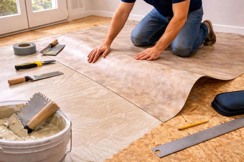 Sheet Flooring Installation in Fairfax County, VA