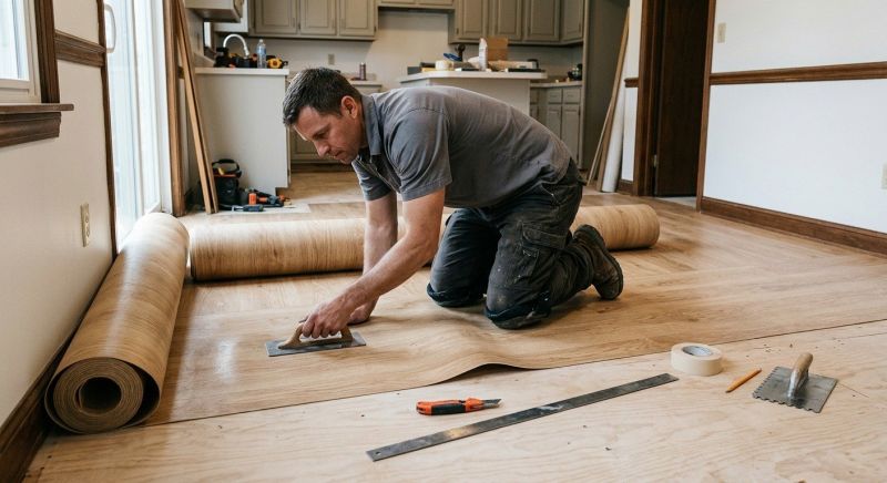 Sheet Flooring Installation in New Braunfels, TX