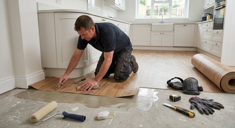 Sheet Linoleum Installation in Granbury, TX